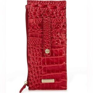 NWT BRAHMIN Merlot Credit Card Wallet